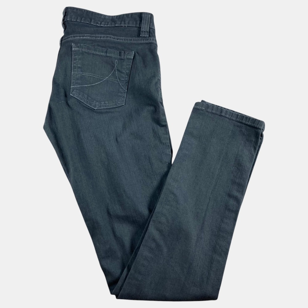 Anchor Blue Iris Skinny Jeans Womens Size 9R Gray Denim Stretch Low Rise Pants